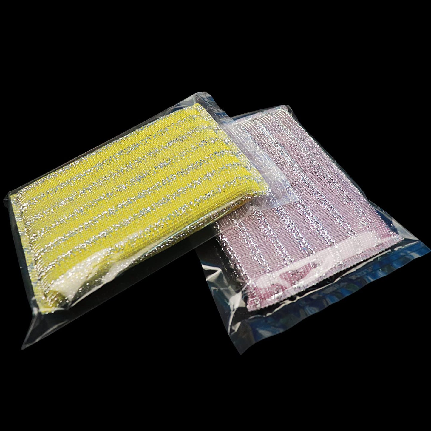 Kheoxusa Individually Wrapped Sponges, 54 Pack Sponges Individually Wrapped, Individually Wrapped Kitchen Sponges for Home Kitchen Scrub Dish Dishes