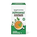 Amazon Grocery, Peppermint Herbal Tea Bags, 20 Ct