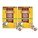 Twinings of London Naturally Decaffeinated Earl Grey Tea 24-Count K-Cups (Pack of 2)