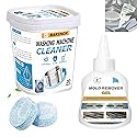 BARINOX - Bundle - Washing Machine Cleaner Tablets (20 Pack) & 7 oz Mold Remover Gel | Deep Cleaning, Odor & Mold Removal | Multi-Purpose Cleaner
