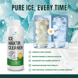 LULUGLITTER Ice Maker Countertop Cleaner 240ml 4 Use For lce Machine Cleaner and Descaler Compatible with EUHOMY silonn All Major Brands