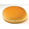 Flowers Foods European Bakers Sliced Jumbo Hamburger Bun, 5 inch - 8 per pack -- 8 packs per case.