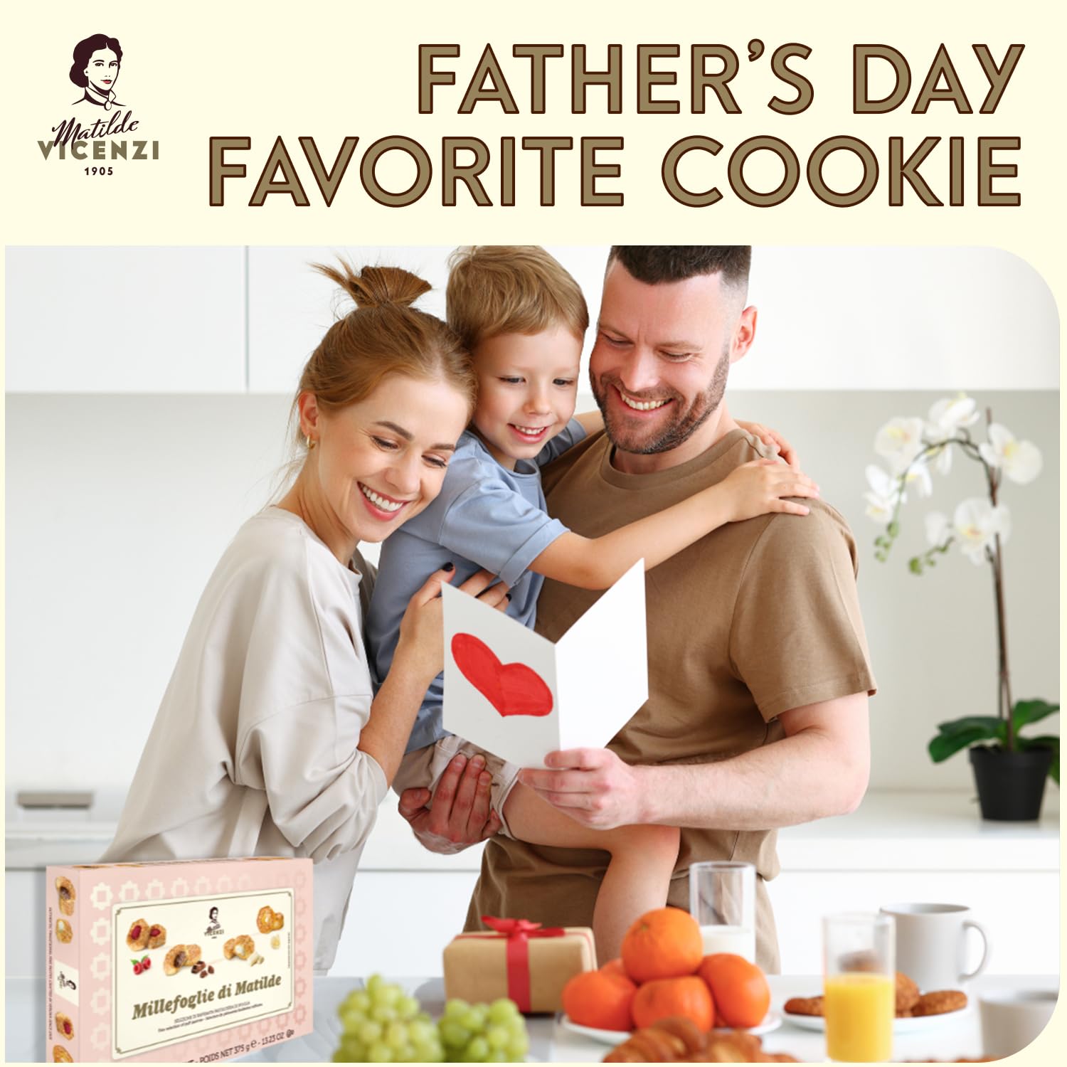Matilde Vicenzi Millefoglie D'Italia Fine Selection of Italian Pastries - Gourmet Gifts For Teachers, Fathers Day - Assortment of Vanilla, Apricot