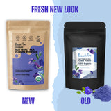 KHWAN'S TEA Butterfly Pea Flower Extract Powder, 3.5 oz(100g) USDA Organic, Vegan Blue Food Coloring, - Single-Origin Thai, Concentrated No Fiber