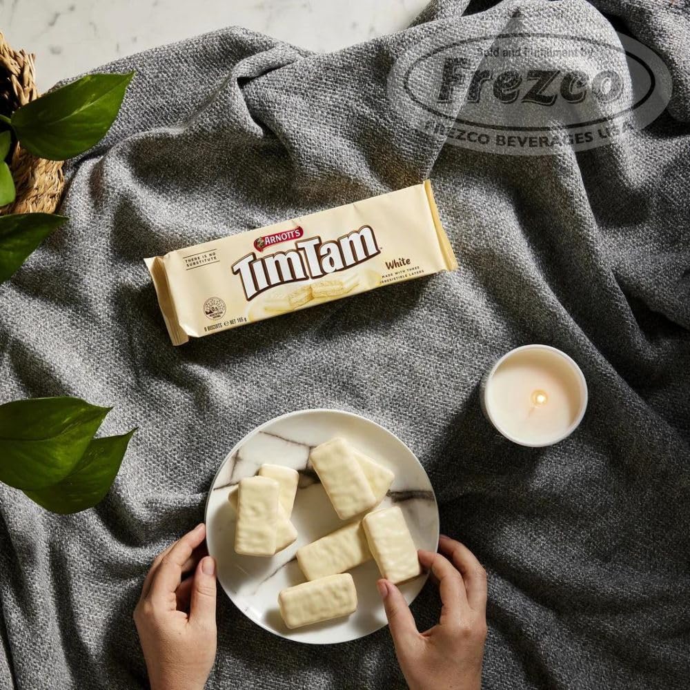 Tim Tam Sampler - Extra Chocolaty, Original, Dark, White - Chocolate Cream Filling, Imported from Australia (4 Pack) Deliciousness!