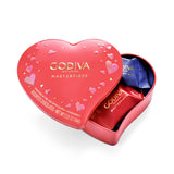 Godiva Masterpiece Heart Chocolate Gift Tin, Assorted Milk & Dark Chocolate with Ganache, Keepsake Gift for Birthday, Holidays, 7pc
