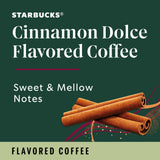 Starbucks K-Cup Coffee Pods, Flavored Hot or Iced Coffee, Cinnamon Dolce, 22 Keurig Pods