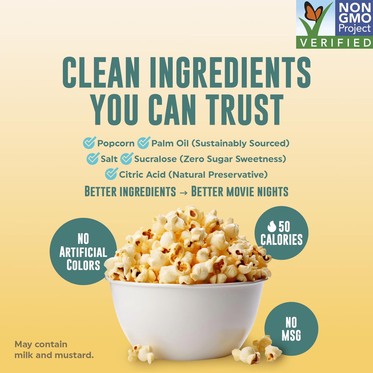 POPFULLY 94% Fat Free Popcorn Fully Pops, Sharing Bags, Light Butter Flavor, Big Pop, Micro Popcorn Bags, 3-Pack