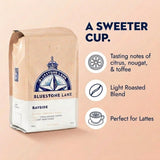 Bluestone Lane Coffee Beans, Bayside Blonde Light Roast, Whole Bean, 12 Ounce Bag