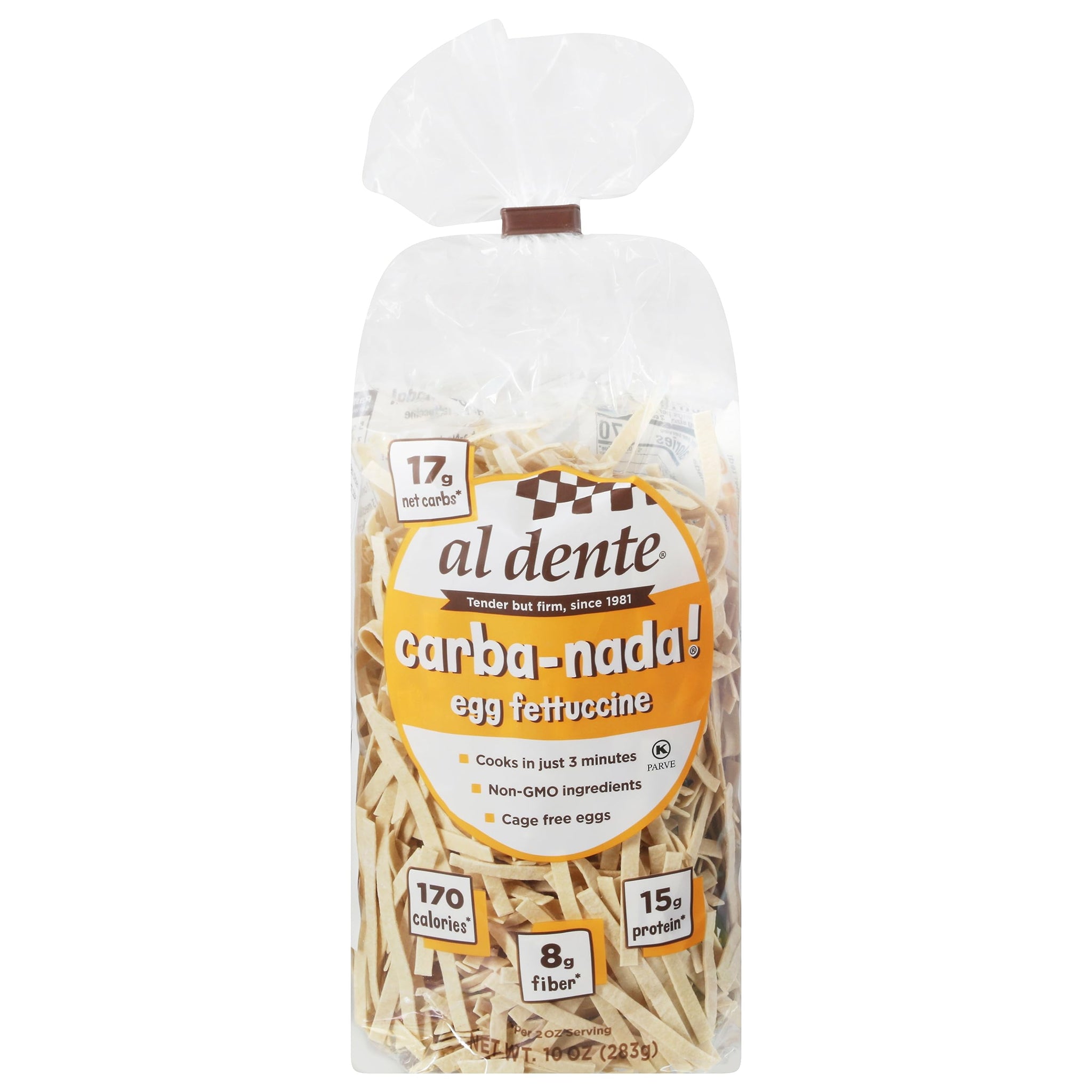 Al Dente Carba-Nada Egg Fettuccine, 10 Ounce
