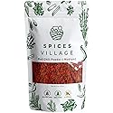 Spices Village Red Chili Powder, Medium Hot Ground Red Peppers for Cooking, 8 oz, Kosher Certified, Indian Chili Seasoning, Gluten Free, Non GMO