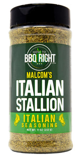 Malcolm’s Seasonings Italian Stallion Herb and Spice Blend Mix, Seasoning Powder, 11 oz Shaker