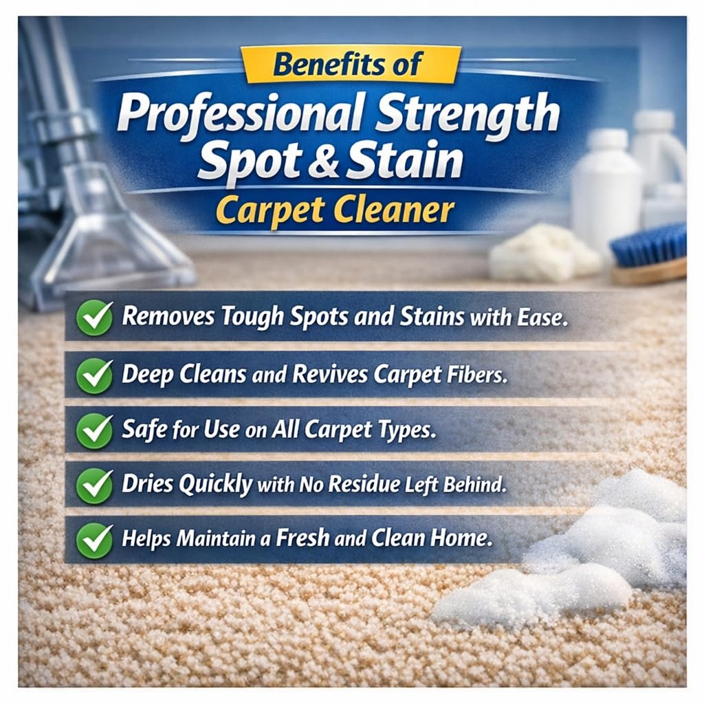 Resolve-A Professional Strength Spot and Stain Carpet Cleaner, Carpet Cleaner Solution, Carpet Cleaner-32 Fl Oz