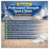 Resolve-A Professional Strength Spot and Stain Carpet Cleaner, Carpet Cleaner Solution, Carpet Cleaner-32 Fl Oz