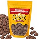 OZARK NUT ROASTERS, Double Dipped Chocolate Peanuts, Flavored Snack Nuts, World-Class Gourmet Candied Peanuts, Resealable Pack (16 oz)