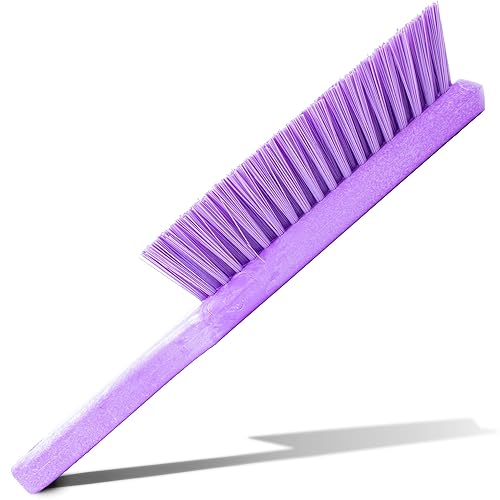 SPARTA 8 Inch Soft Counter Brush with Polyester Bristles and 5 Inch Handle, Color Coded Handheld Broom for Tables Countertops and Foodservice