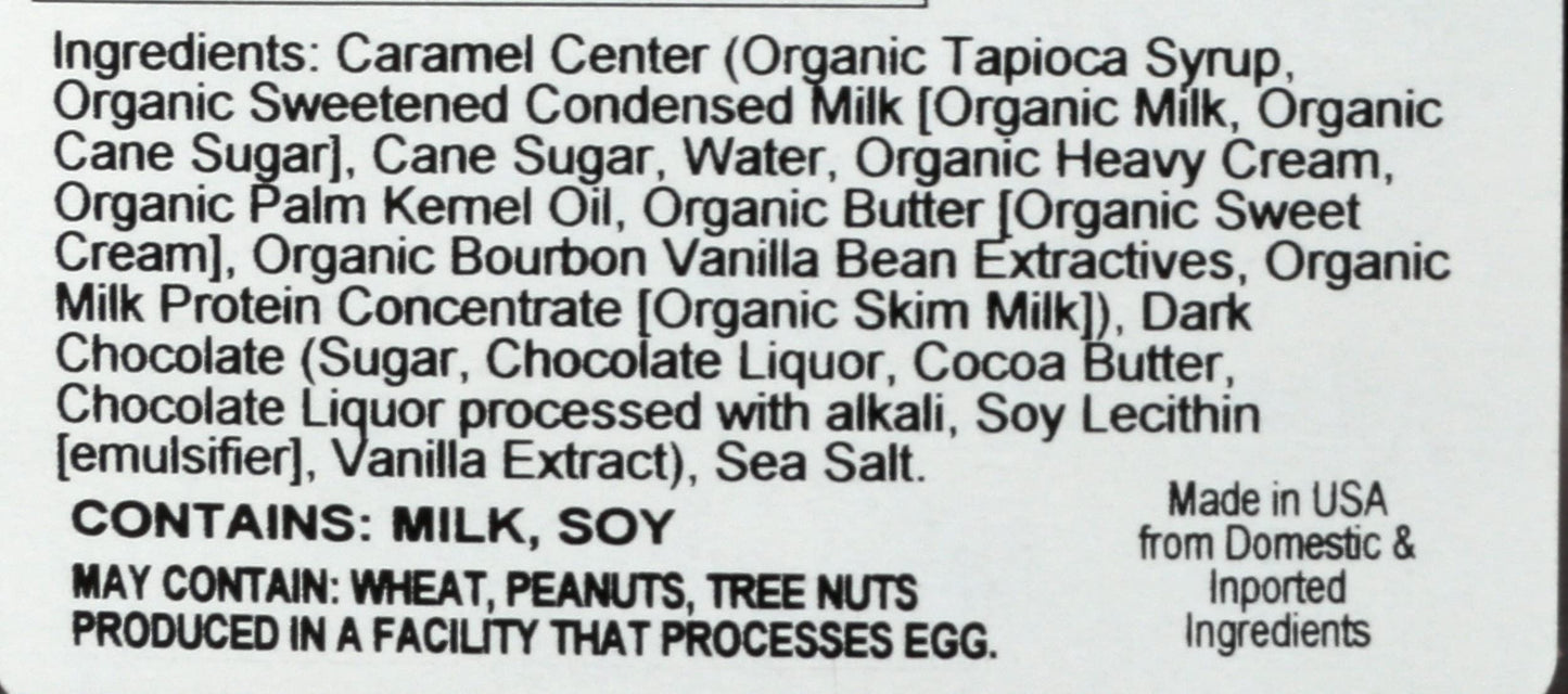 Nassau Candy, Candy Dark Chocolate Sea Salt Caramels, 16 Ounce