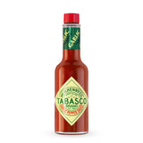 TABASCO Brand Cayenne Garlic Pepper Sauce, Mild Hot Sauce, Glass Bottle, Smoky & Zesty Blend with Savory Garlic, Bold Flavor, Great for Italian Dishes