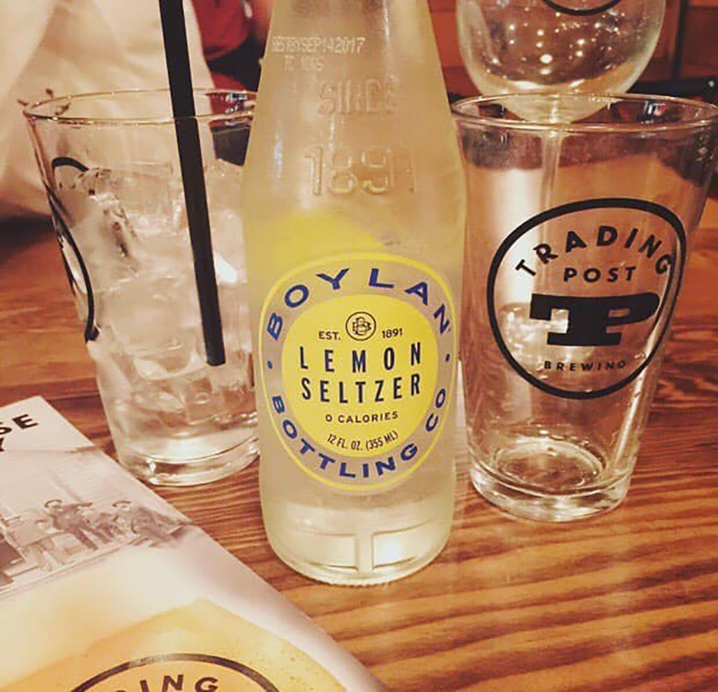 Boylan Lemon Seltzer, 12 fl oz (12 Glass Bottles)