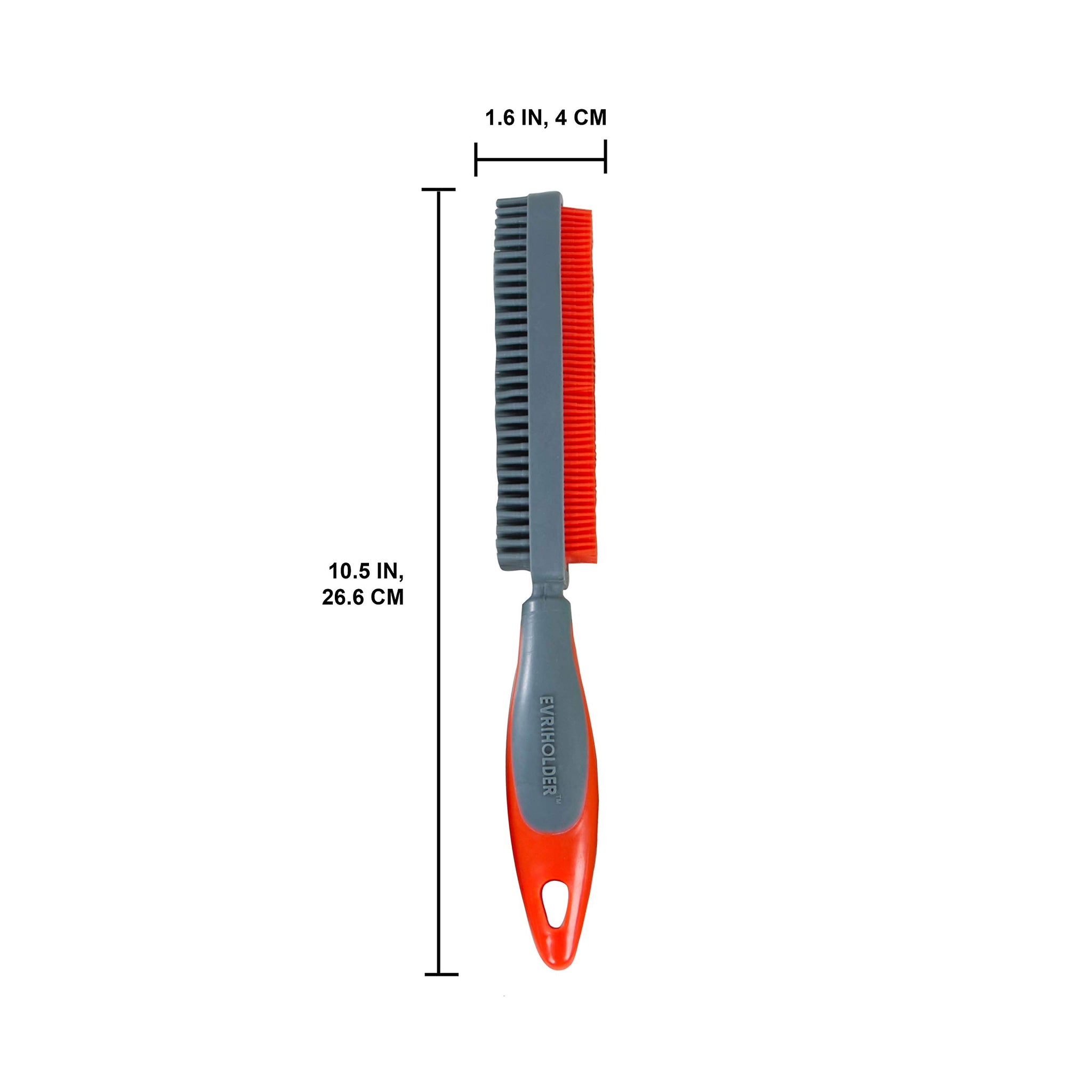 FURemover Duo Pet Hair Rubber Brush, Dual Sided to Easily Remove Fur and Lint from Clothing and Upholstery, Thick Bristles Groom Dogs and Cats, Easy