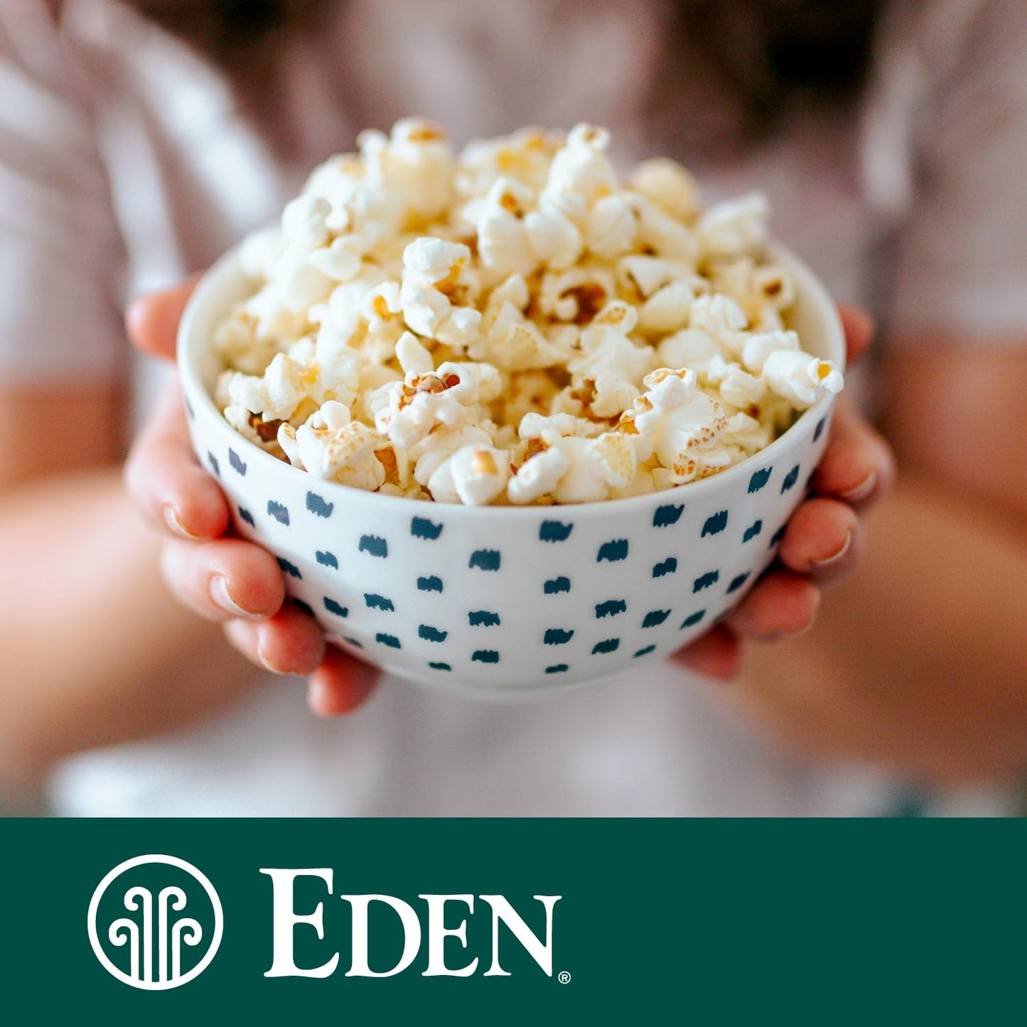 Eden Organic Yellow Popcorn Kernels, Non GMO, Superior Popping Variety, 100% Whole Grain, 20 oz (2-Pack)