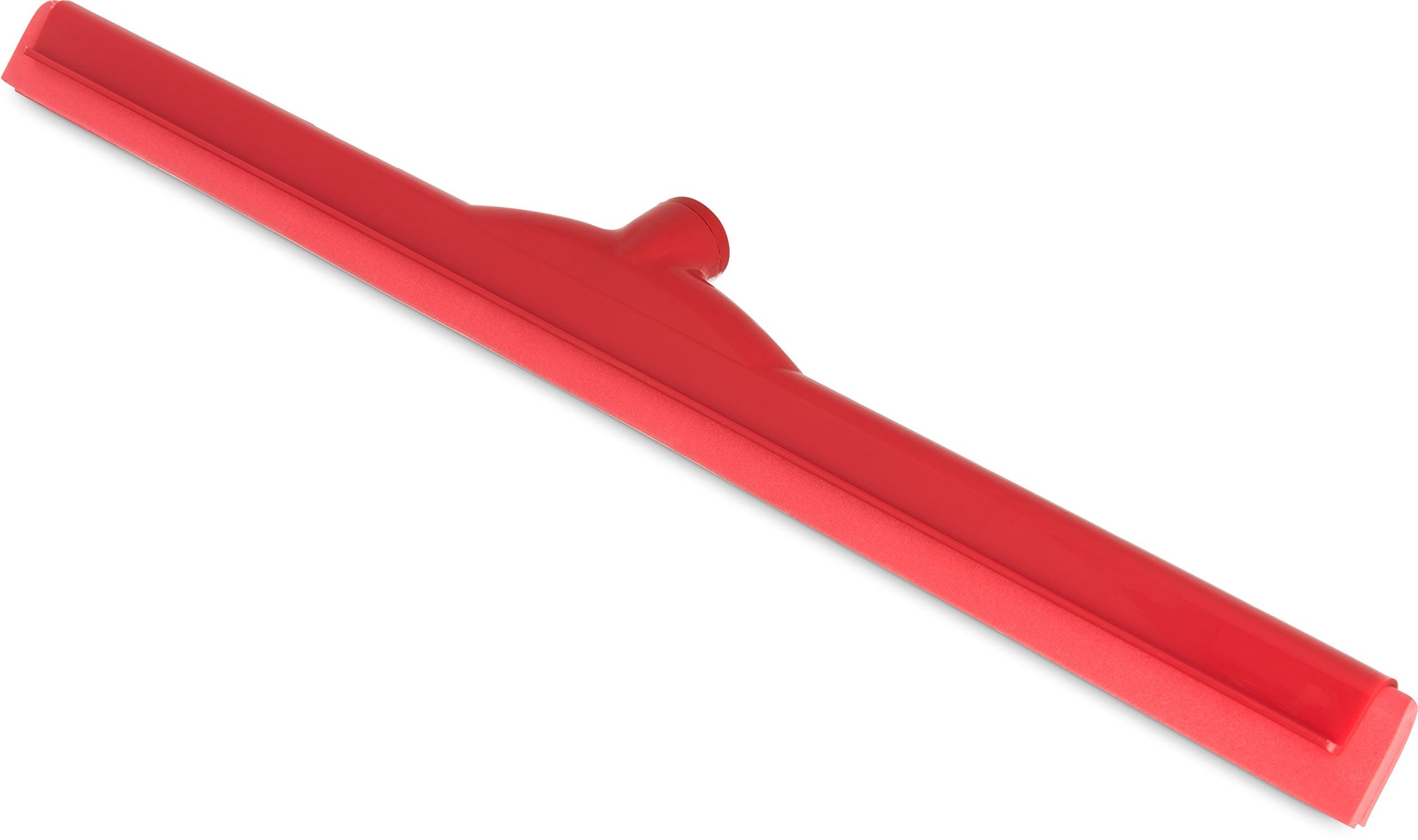 SPARTA 4156805 Plastic Floor Squeegee, Shower Squeegee With Double Foam For Window, Glass, Shower Door, Floor, Windshield, 24 Inches, Red, (Pack of 6)