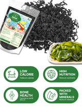 NICE WITCH'S Korean 100% Pure Dried Cut Seaweed 85g / 3oz - Baby Seaweed Flakes, Wakame, Miyeok, ????