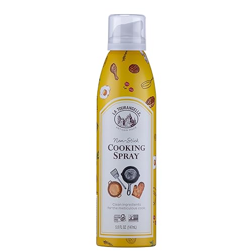 La Tourangelle, Non Stick Cooking Spray, Expeller Pressed Oil, For Neutral Flavor, Medium to High Heat, 5 Fl Oz