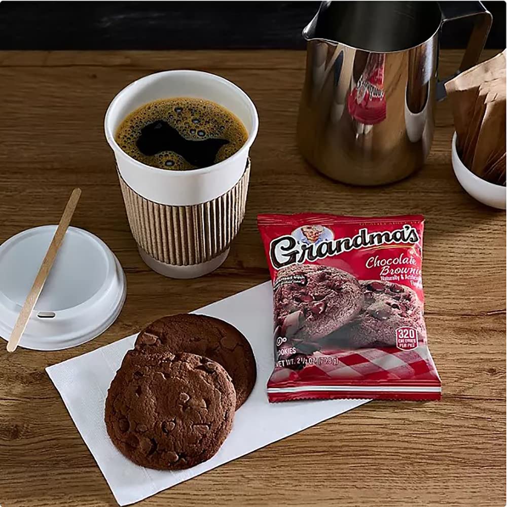 Grandmas Cookies Variety Pack - Bulk Assortment Care Package Individually Wrapped - Mix Cookies Variety Pack Gift Box (32 Count)