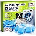 Enzyme Washing Machine Cleaner Tablets for Pet Owners, [2X Power] Washer Cleaner Pet Odor Remover, Deep Clean Washing Machine Pet Hair Remover