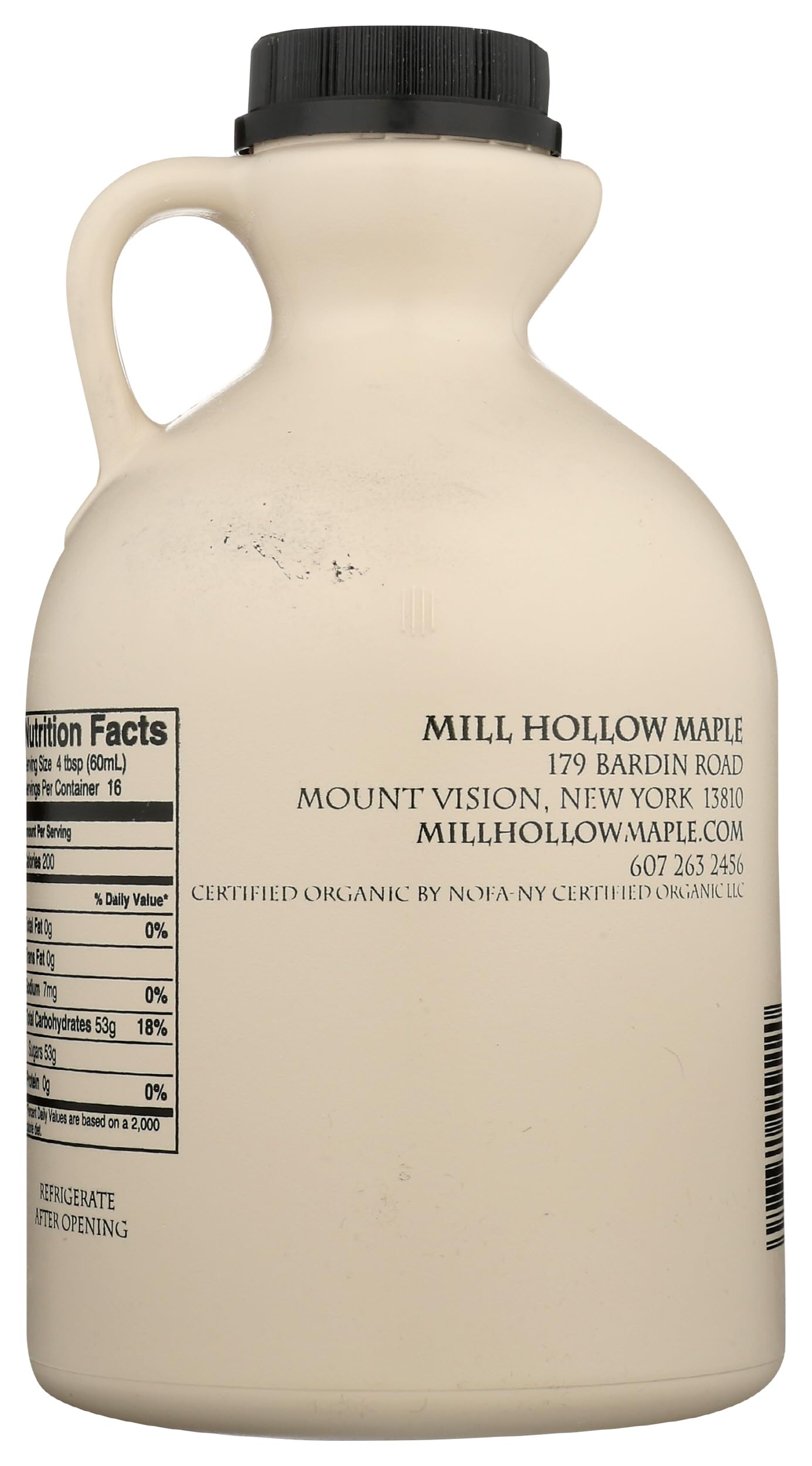 Mill Hollow Maple Organic Golden NY Maple Syrup, 32 FZ