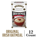 McCann's Instant Irish Oatmeal, Regular, 12 Packets