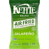 Kettle Brand Potato Chips, Air Fried Jalapeño Kettle Chips, 6.5 Oz Bag