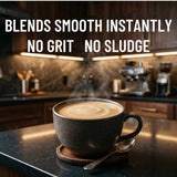 Eluna Mushroom Coffee - 7 Mushroom Blend with L-Theanine - Smooth, Creamy Taste, Calm Energy - Low Caffeine - 30 Servings