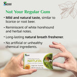 Sayan Sugar-Free All Natural Siberian Larch Tree Resin and Beeswax Chewing Gum - 1 Pack (16 Pieces) for Fresh Breath - Vegetarian, Non-GMO, Gluten
