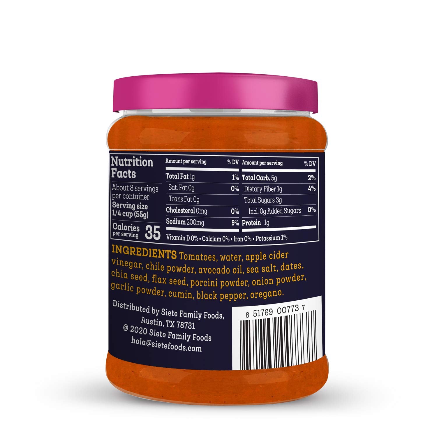 Siete Sauce Enchilada Red 15 OZ