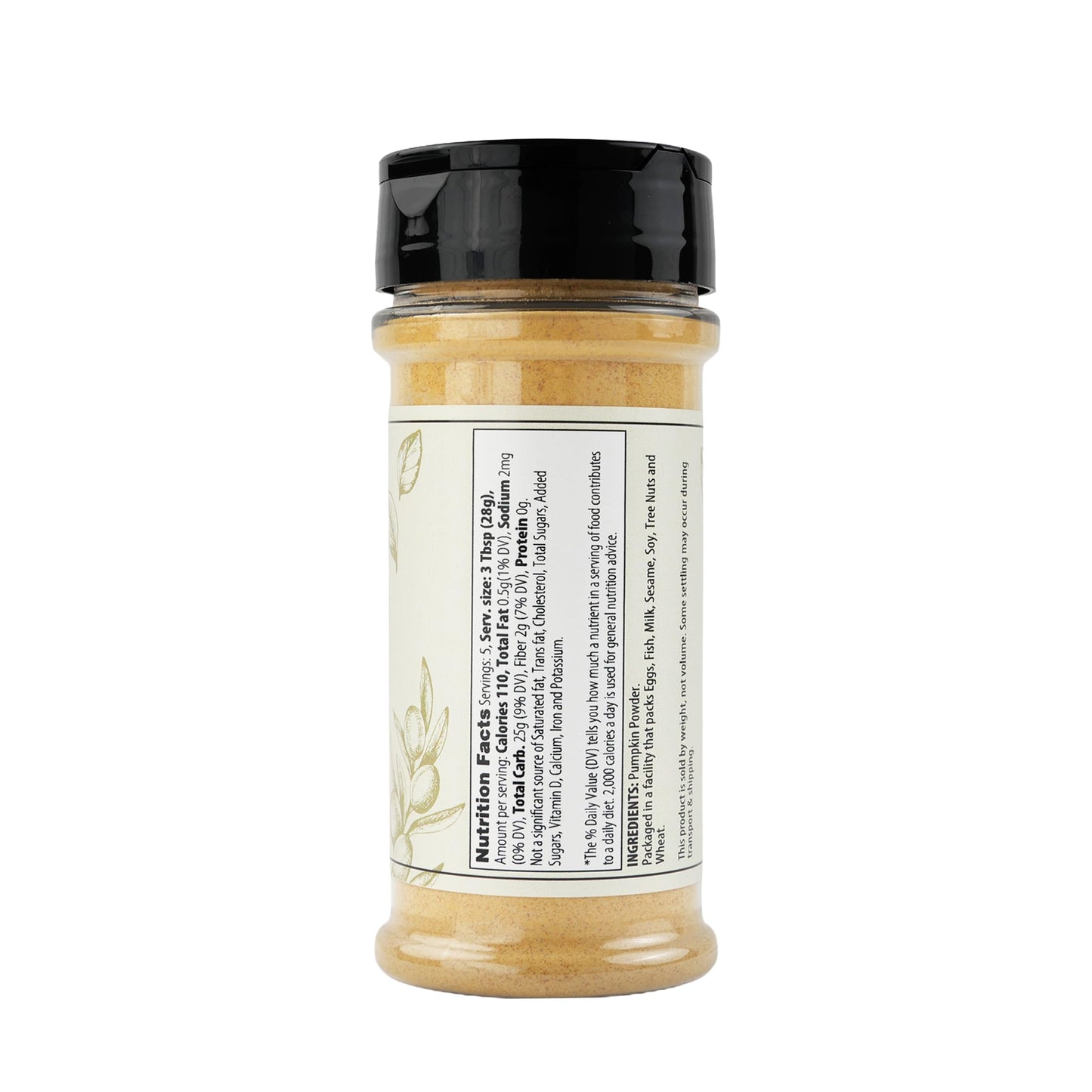 Olive & Vine Pumpkin Powder, Subtle Sweetness, For Baking & Smoothies, Rich Tradition, Authentic Taste, For Global Recipes (5.44 Ounce)