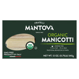 Mantova Organic Manicotti Pasta - Pack of 3, Product of Italy - Bronze cut, Large Tube Italian Pasta for Stuffed Manicotti, Baked Pasta Recipes