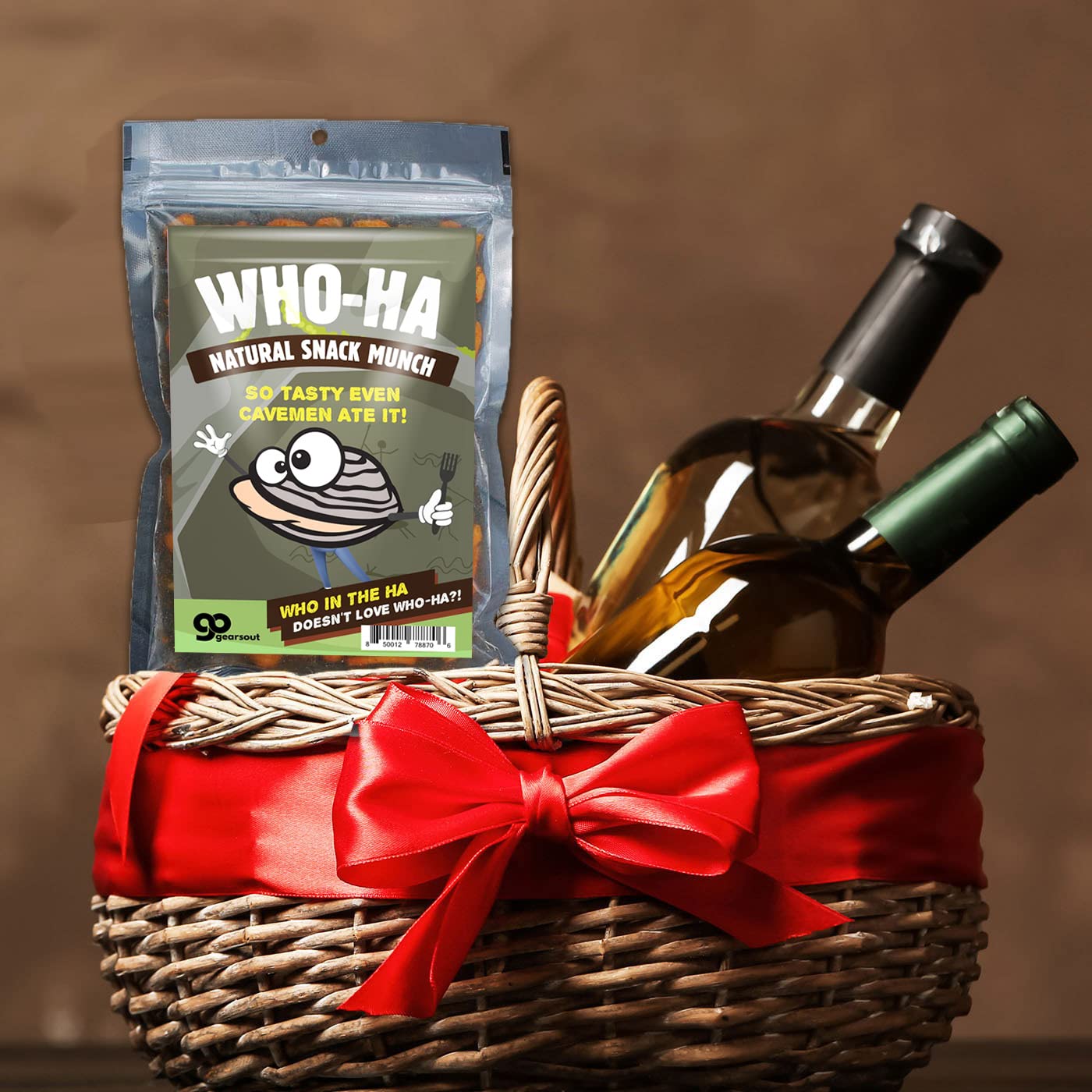 Who-Ha Natural Snack Munch - Funny Spicy Trail Mix for Men and Women, Gourmet Gifts, Made in the USA