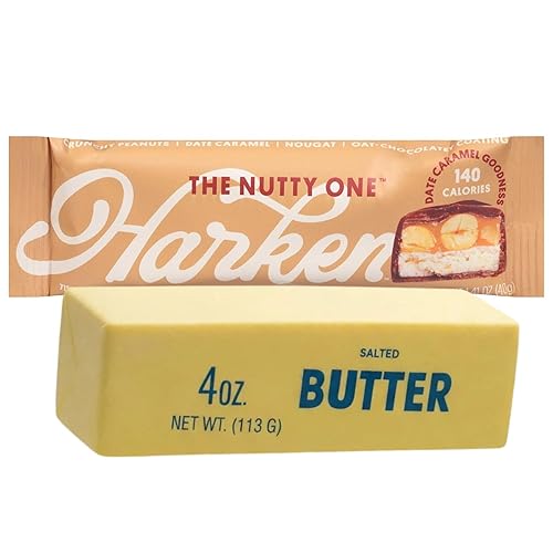Harken Sweets Dates Caramel Nougat Peanuts 1.41 oz (Pack of 1) - Date Candy Bar - Caramel Peanut Snack Bar for On the Go