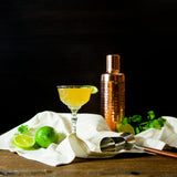 Shaker & Spoon Margarita Cocktail Kit Gift Set, Party Pack with 16oz Lime Oleo Citrate, 16oz Margarita Cocktail Syrup, Spicy Habenero Spray, Salt