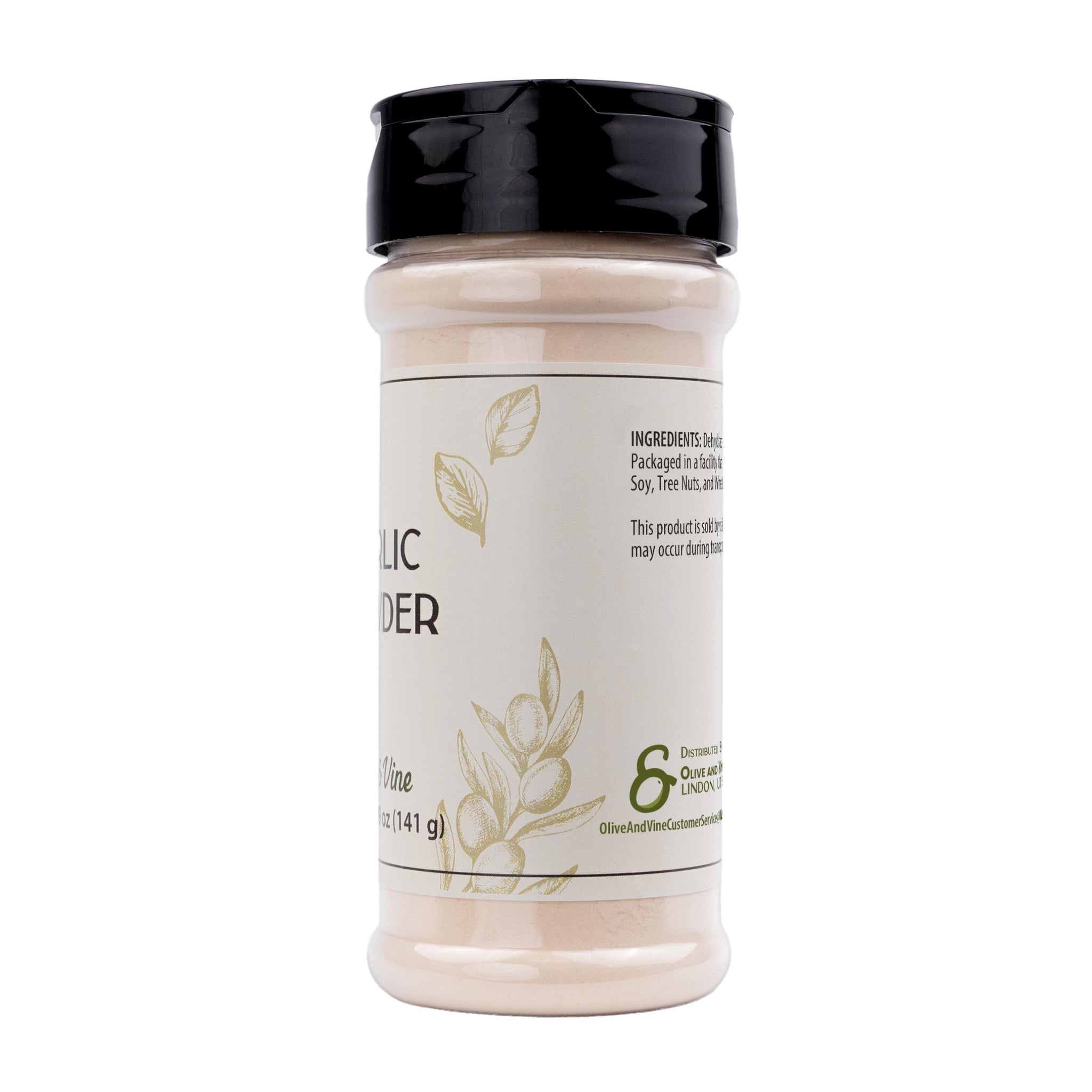 Olive & Vine Garlic Powder, Savory Flavor Profile, Seasoning for Pasta, Roasted Vegetables, Grilled Meats, With Rich Tradition, Authentic Taste
