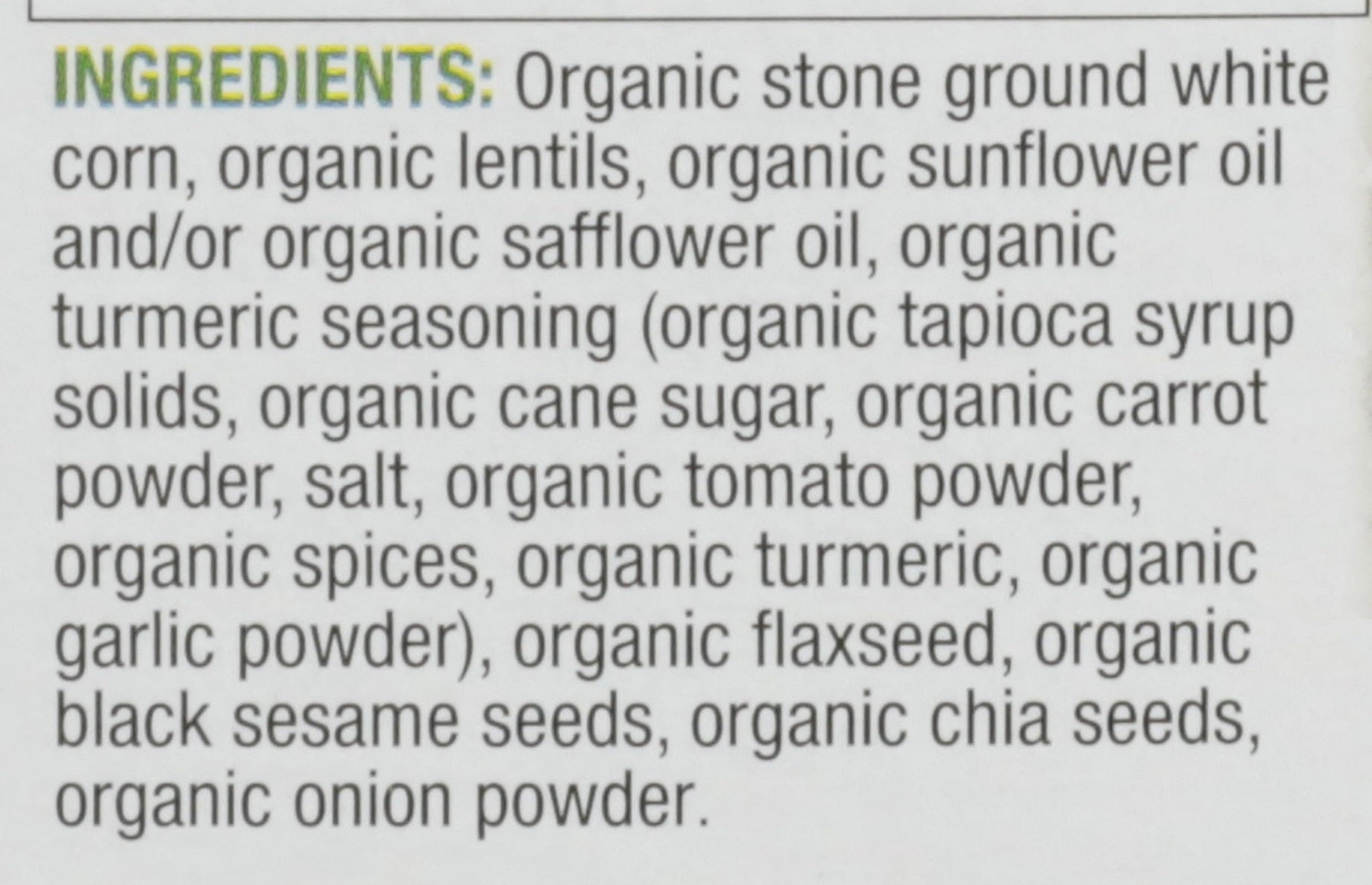RW GARCIA Organic Lentil Turmeric Crackers, 5.5 OZ