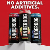 Underdog Performance Drink - Nootropics, Fast & Slow Release Caffeine, Zero Sugar, No Artificial Additives, & 5 Performance Ingredients - 12 Pack