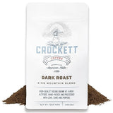 Crockett Dark Roast Ground Coffee - Bold Dark Roast Ground Coffee with Full-Bodied Flavor, Smooth Finish & No Bitterness - Perfect for Rich, Gritty
