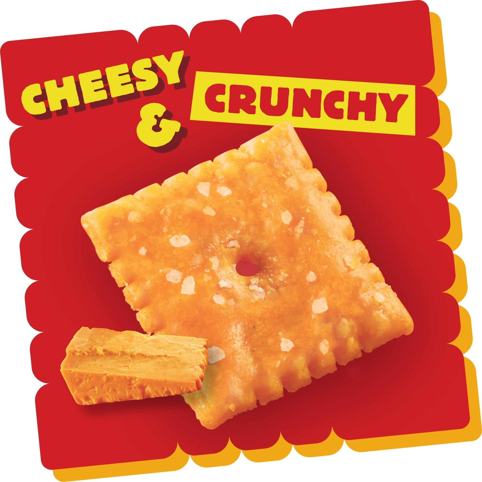 Cheez-It Cheese Crackers, Baked Snack Crackers, Lunch Snacks, Original, 30oz Box (30 Packs)