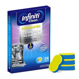 Dishwasher Cleaner and Deodorizer Tablets - Deep Clean Dishwasher Cleaner Tablets, Septic Safe, Natural Limescale Remover - Compatible with All Models