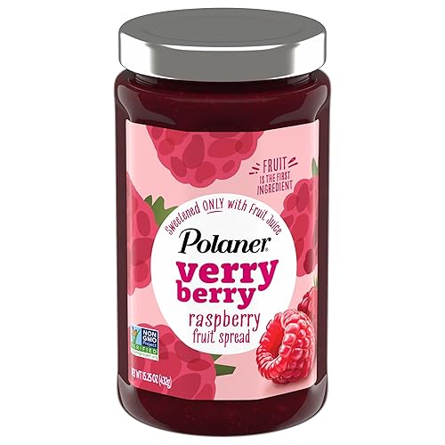 Polaner Verry Berry Fruit Spread, Raspberry, 15.25 Ounce