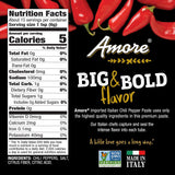 Amore Vegan Chili Pepper Paste In A Tube (3.2oz) - Non GMO Certified and Made In Italy (2 Pack)