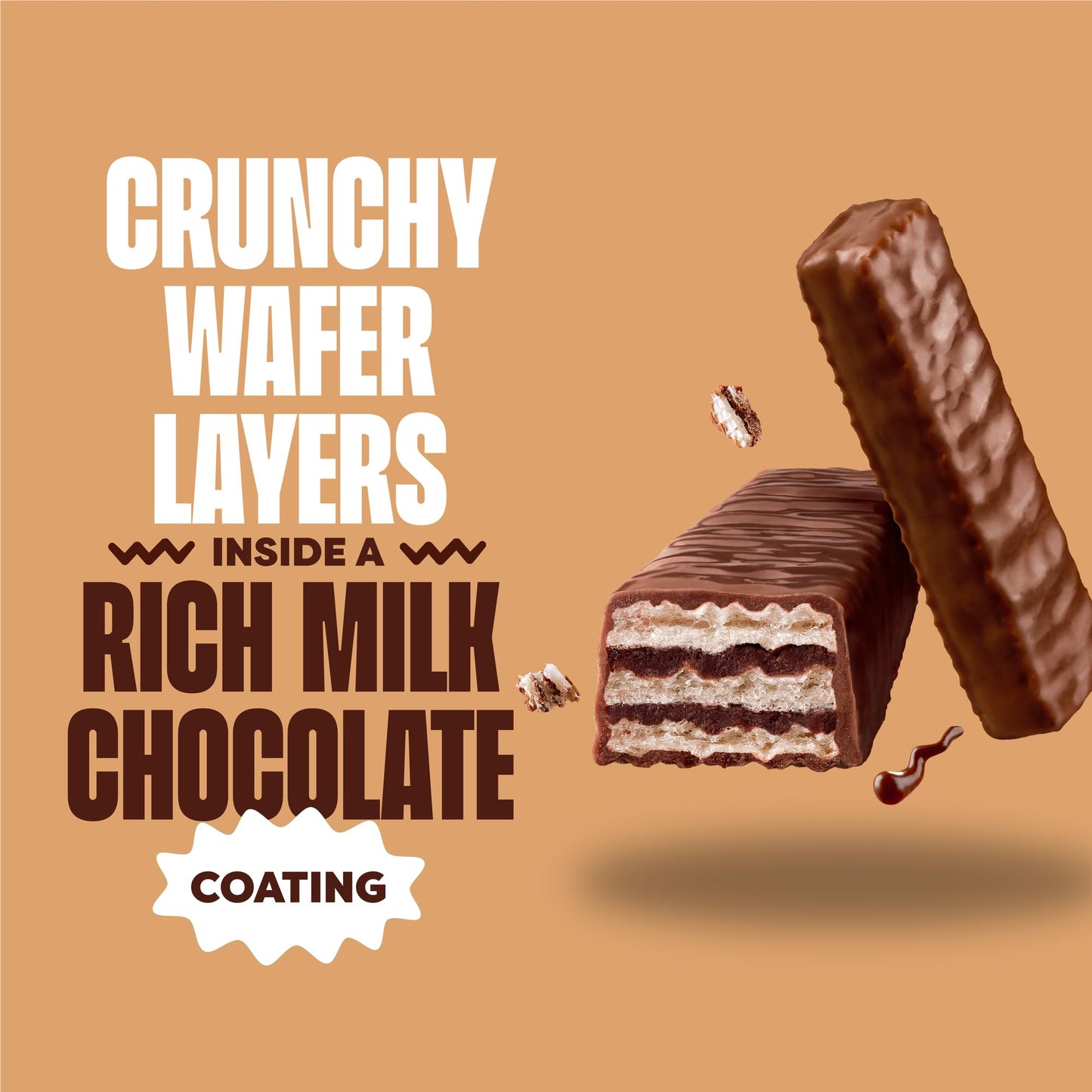Glutino Gluten Free Wafers, Milk Chocolate, 4.6 Ounce